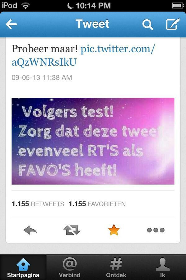 levenlangfit18's tweet photo. lukt het mijn volgers? http://t.co/kuega7eDoi