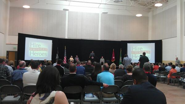Governor speaks at Hire America's Heroes event and signs Executive Order supporting employment of veterans