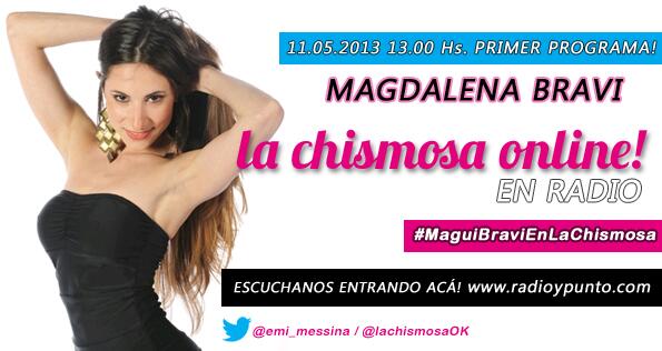 emi_messina's tweet photo. #MaguiBraviEnLaChismosa Mañana! http://t.co/xOUfmPX5YV