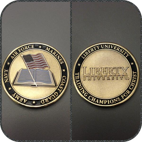 Challenge coin presented at the military graduate recognition ceremony....