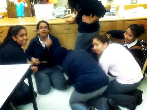 leseljp's tweet image. #hnmproblems when paint spills on our friends @MellPersaud  @AnishaDee