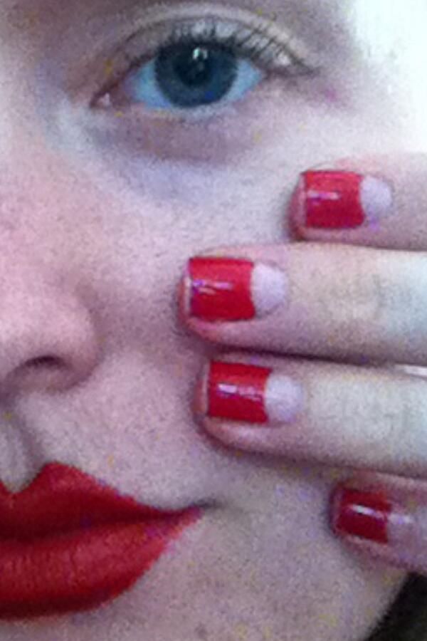 1920s lips &amp; nails!