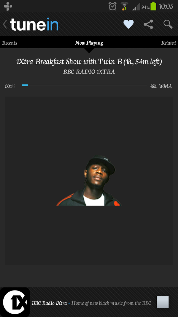 DraganaN's tweet photo. @TwinB this is what you look like every time we meet @1Xtra http://t.co/mtlcVCohC3