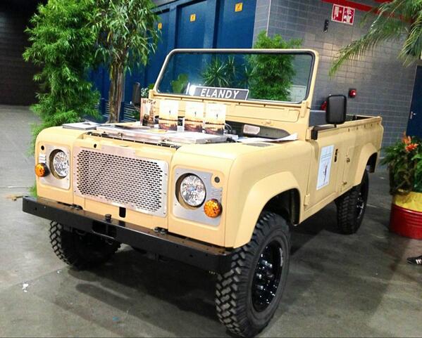 Coming May 2: Press-launch off our self-developped eLandy, enabling silent &amp; complete CO2 neutral safari in the Kafue