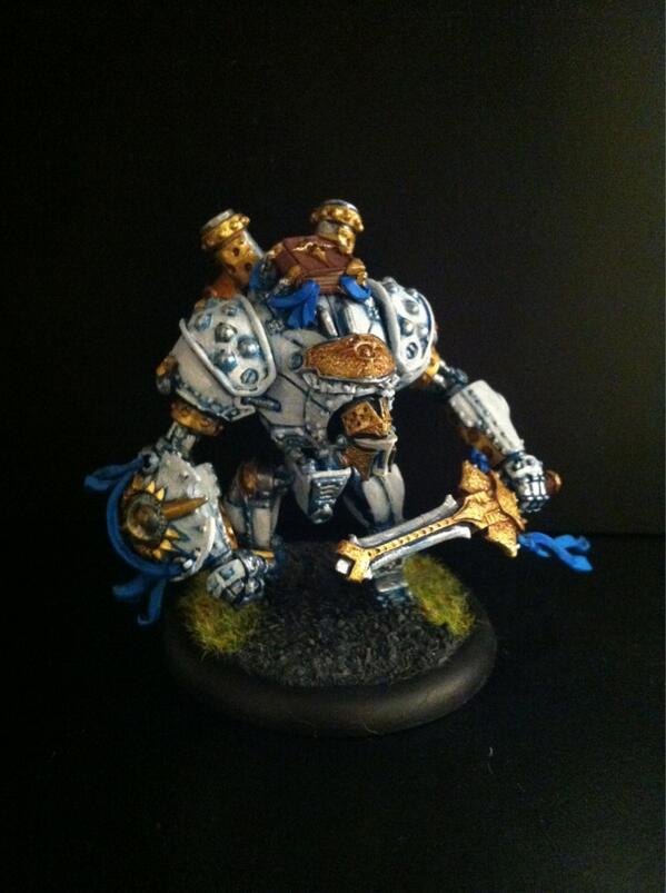 QuickworkMinis's tweet image. #getitpainted Gallant Warjack