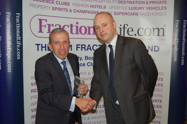 DavidMDisick's tweet photo. TFC won Fractional Life's prestigious 2013 Award for Services to the Industry!  http://t.co/lYYsNAxczR | http://t.co/fLw2IIbCWg