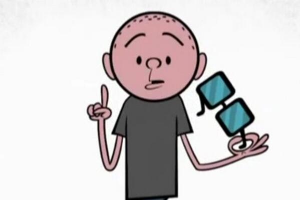 KP: "I've come up with this idea. It's sort of like glasses but you can live wherever you want to live."