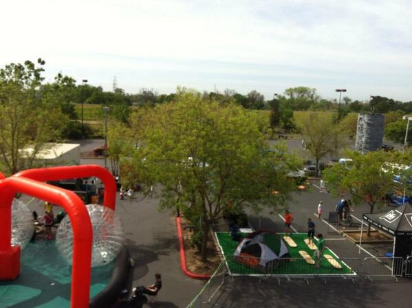 REIChicago's tweet photo. Saturday May 4 - Nature's Gym Arrives at REI Schaumburg. Zorb Course, Rock Wall &amp; Prizes Oh MY! http://t.co/sfmiBiK98z