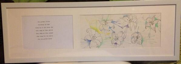MeganRoseART's tweet photo. Starting to frame for exhibition http://t.co/qF8rXBgjPW