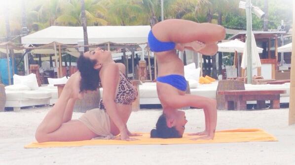 We are women. We bend, we do not break. This is our spirit, we are unbreakable ~ C Joybell #yoga <a href="/NikkiBeachMiami/">Nikki Beach Miami</a>