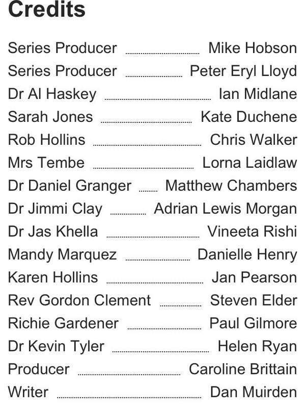 bbcdoctorsfan_'s tweet photo. Credits for tomorrows Doctors ... http://t.co/qE4GlJGBvu