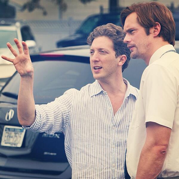 #Disconnect's Alexander Skarsgard w/director Henry Alex Rubin! Follow him on Instagram at instagram.com/henryalex |