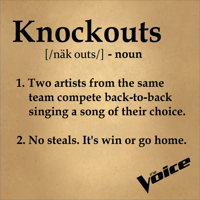 Twitter / NBCTheVoice: #Knockouts begin tonight at ...