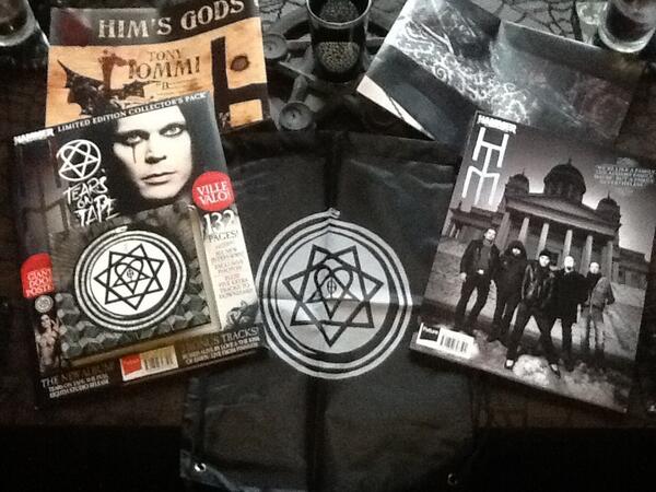 Gothicgirldunn's tweet photo. @FirstStateofHIM @HIMband @HIMsters @HIMfamily   Look what came today, my #tearsontape fan pack!! :0) http://t.co/89KN5FFea2