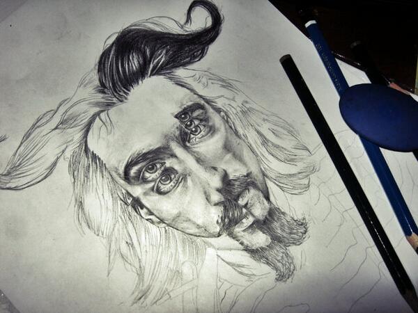 nurulkoes's tweet image. Walaupun lagi demam, tetep gambar saking penasaran #wip #behanceproject