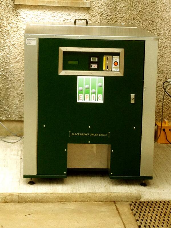 BadcockGolf's tweet photo. Ball dispenser at Kirkby Lonsdale golf club delivered and fitted by Badcock Services http://t.co/ePCvlXfxL2