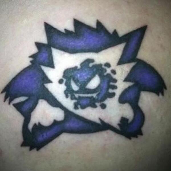 Got A Gengar Evolution Tattoo Pokemon