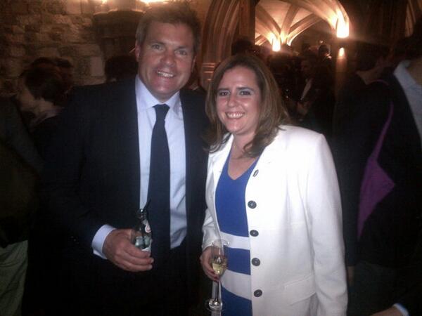 marcaPERU's tweet photo. LIVE - Post-@TheWorlds50Best - Mariella Soldi from @MarcaPERU and #50Best presenter, the famous #MarkDurden-Smith http://t.co/aYYDzGqtEa