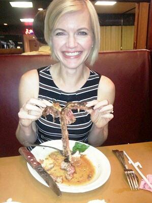 “<a href="/JillCastilla/">Jill Castilla</a>: A Cattlemen's T-Bone <a href="/stockyardscity/">Stockyards City</a> is an Oklahoma treasure! #eatbeef ” I was a witness!  #happyplate