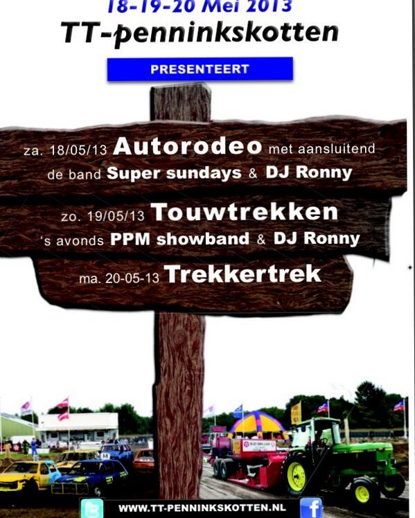 Radiofds's tweet image. AGENDA update #pinksterfeesten #penninkskotten 18 19 en 20 mei