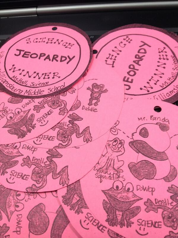 MsHallTeacher's tweet photo. Its that time again.... jeopardy tomorrow!! Mr. Panda &amp; friends edition... Can't believe I'm still here at school http://t.co/GKUu2w5Yl8
