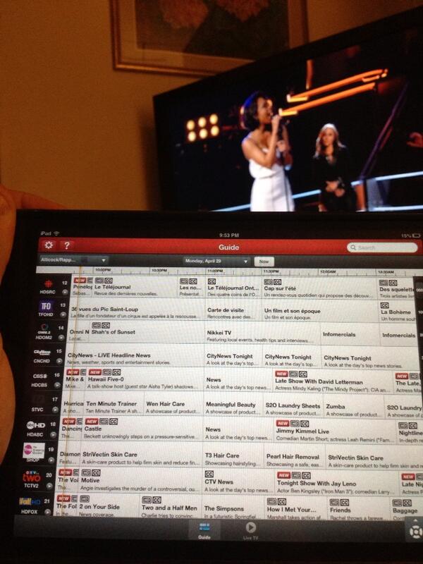 TheRealKain's tweet image. Rogers anyplace TV is that that ishhhhh #IpadControl #StreamTV