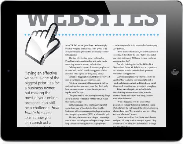 A great article from the iPad edition of REB. Good tips to drive your business. 

More at : bit.ly/JDDdl2
