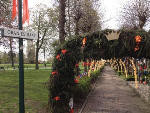 De meest oranje straat van Nederland #oranjestraat