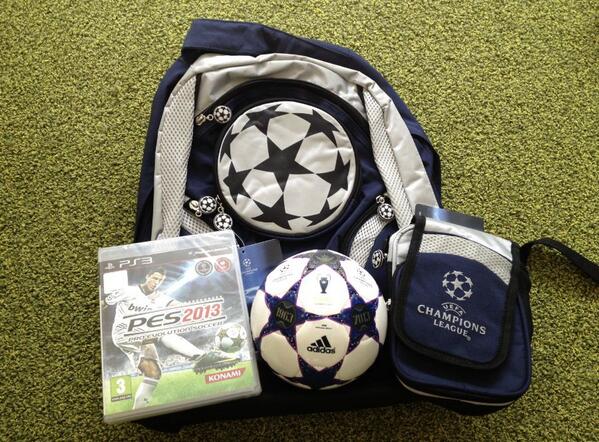For the chance to win this fantastic bundle of prizes RT and we'll select 2 winners once we reach 2,000 RTs #UCLfinal