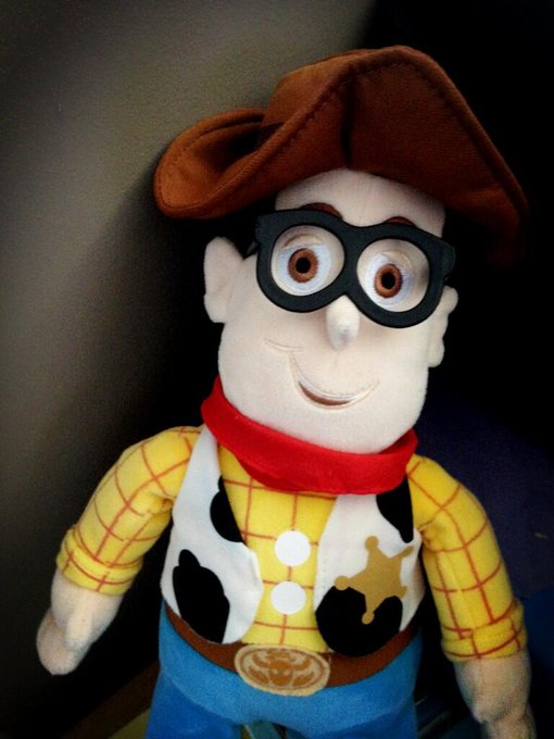 Today the kids discovered that Woody from toy story + Mr. Potato head glasses= @iraglass http://t.co<a href="/tag/dcm16"class="tags"><span>#dcm16</span></a>