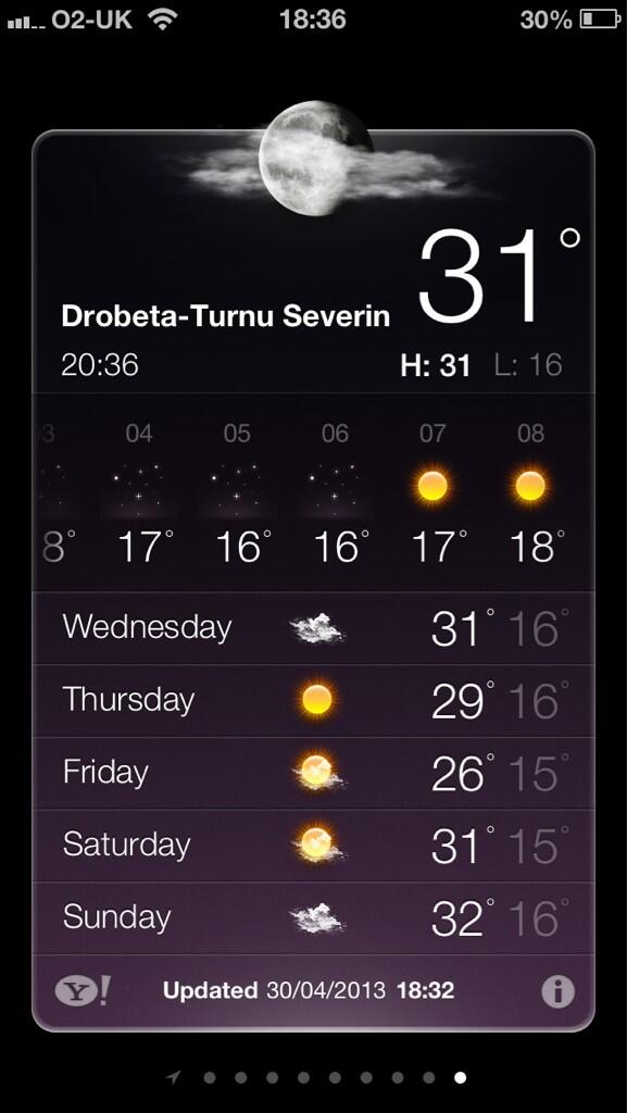 SilverSurfer_75's tweet photo. @yo_rebelde 
Wow...Look how hot 🌞it is back home!! Ay caramba!! 😎 http://t.co/dfBZmreFAP