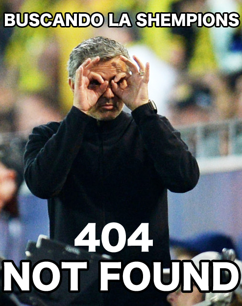 Llourinho's tweet image. Buscando la Shempions...