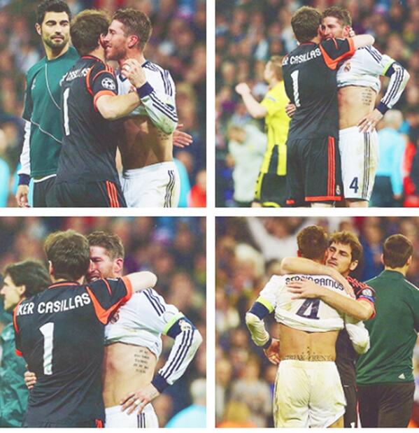 #MadridPic via <a href="/FansDeSR4/">ρяоu∂ oƒ ®αмos. ⚽</a> : Iker Casillas y Sergio Ramos.
