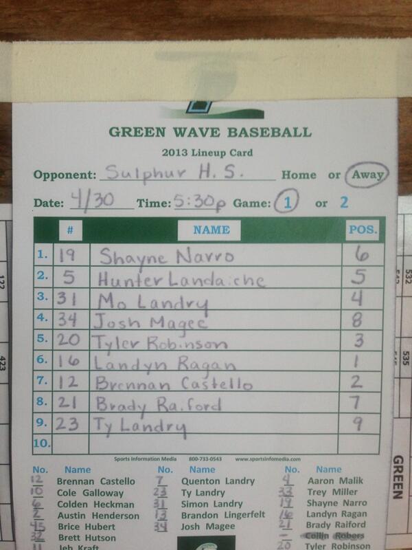 Ponchatoula Baseball tweet media