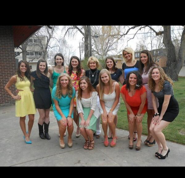 Some of our seniors and Janet at their last Chapter Meeting #loveourseniors