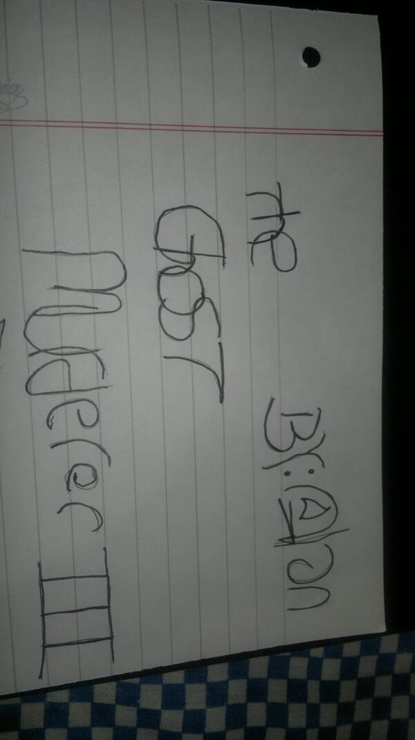 Ghost look murderer cover three