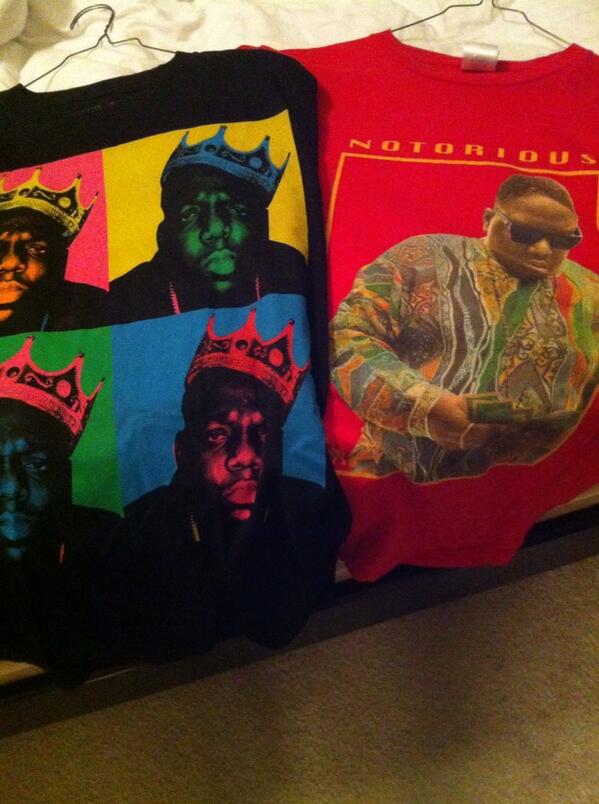 ITGlife's tweet image. Not one, but two Biggie t-shirts.  #spityogame