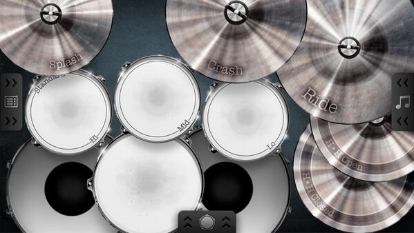 Access the new Menus in Drums! by swiping in from the edge of the screen. Coming soon... bit.ly/iOS_Drums