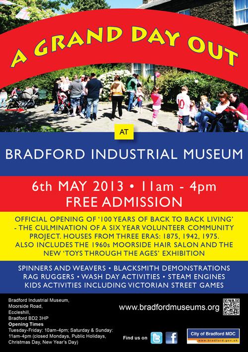 FOBAGAM's tweet photo. This Bank Holiday Monday - Grand Day Out at Bradford's Industrial Museum- lots of events and activities 11-4pm http://t.co/IXW8GUymgz