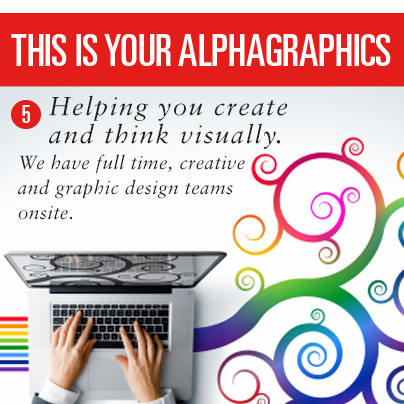 This is your AlphaGraphics. "Helping You Create." #alphagraphics #AG #TeamEngage on.fb.me/LZpQR6