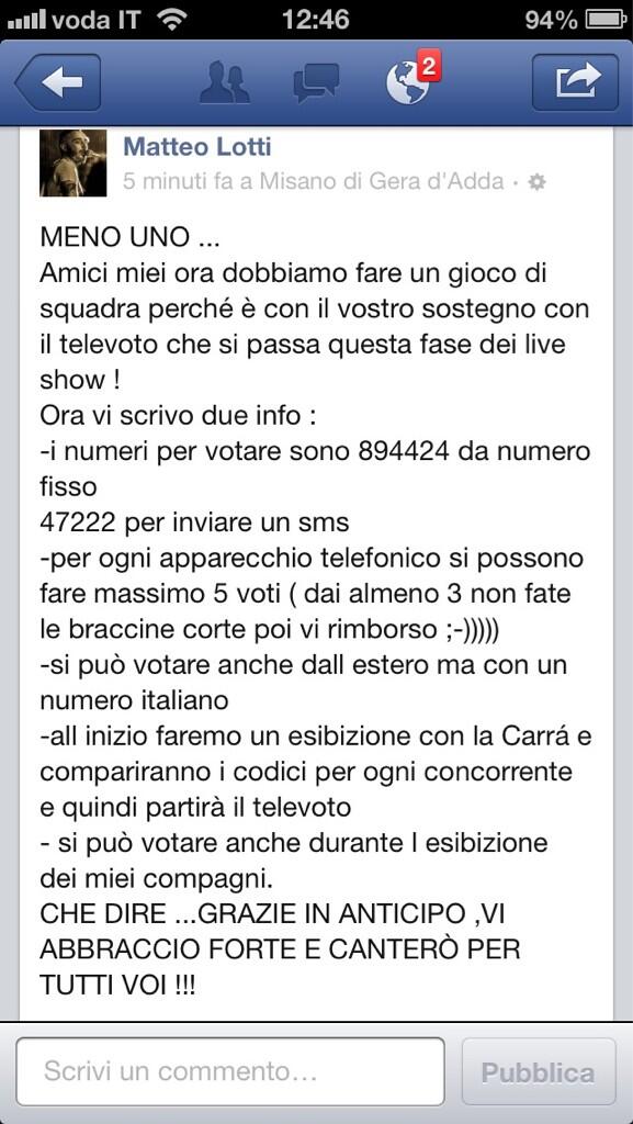 TUTTI PRONTI PER DOMANI SERA !!!