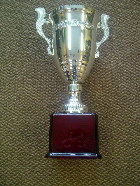 Warehouse is in full swing as Frederick Cup has arrived! Trophy named for founder Scott Frederick who est. NCLL 1990