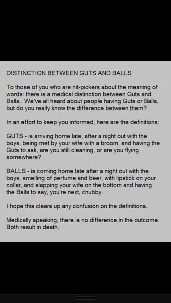 Iwanrunner's tweet photo. BRILLIANT EXPLANATION #GutsVballs http://t.co/eEJcaHBbfY