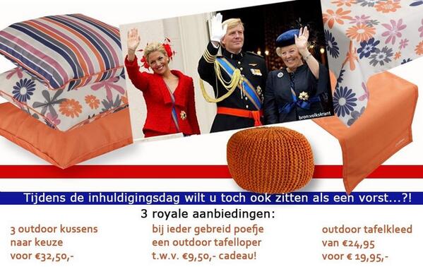 Deze actie loopt trouwens nog! #troon #actie #voordeel #buiten #buitenkussens #buitenkleed