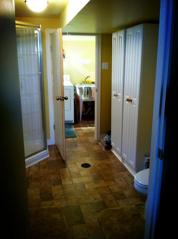 millarconstruct's tweet image. Just finished another project where we added a bathroom and laundry room in a basement.