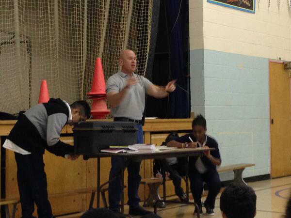 stphilipnerices's tweet photo. Author Michael Wade motivates SPN students to become better readers and writers. http://t.co/K6jdB9mgoB