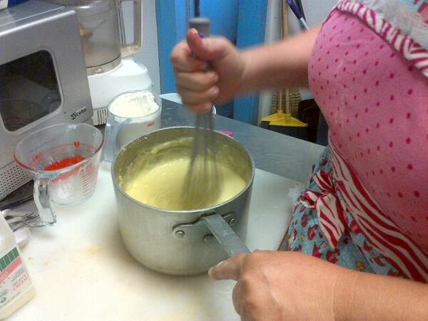 HartlandDiner's tweet photo. Going to be Coconut Cream! Today's Pies: Coconut, Chocolate and Banana Creams. Plus Raspberry/Peach. http://t.co/q4ZtkhIuWL