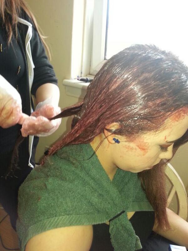 ChloeFosterxXx's tweet image. Hair getting dyed again :) #HairDyed #DifferentColour #LoveColourfulHair