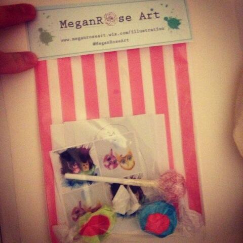 MeganRoseART's tweet photo. Making promo packs http://t.co/uPmiYswlJm