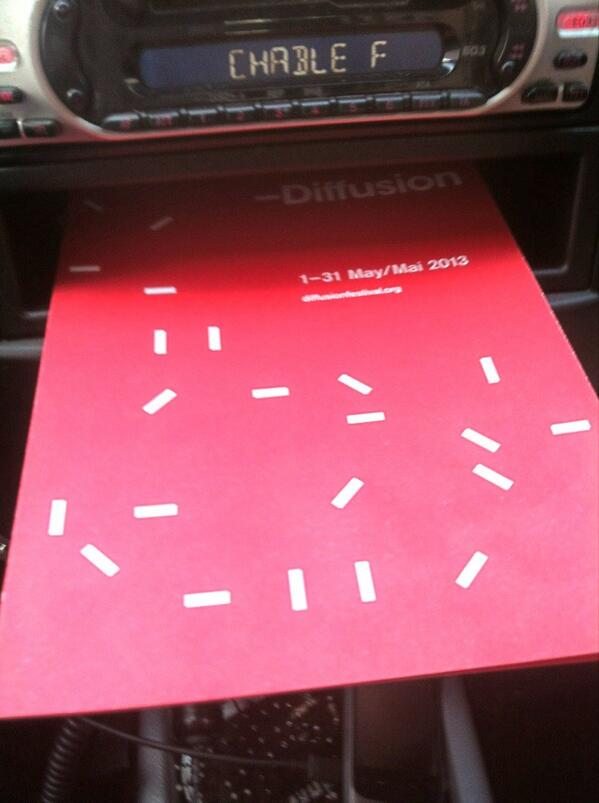 Chantal_LeeGan's tweet image. On my way to @rwcmd with @clarelut for the the #Diffusion2013 opening!